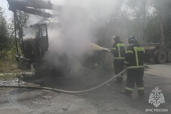 В Ивановской области горели кухня и КАМАЗ 